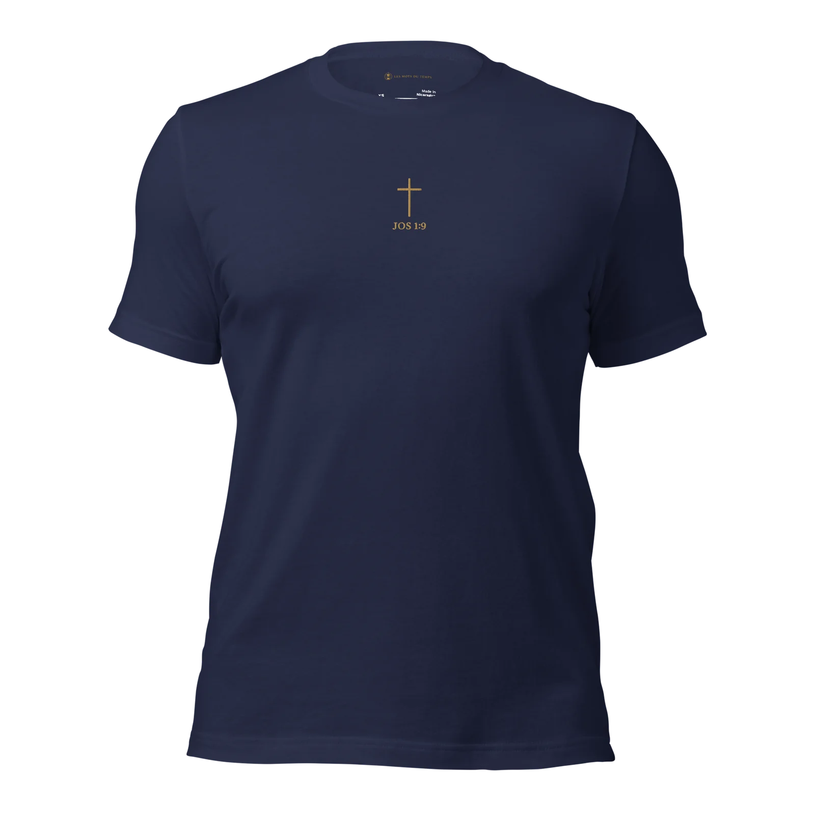 T-shirt Chrétien Brodé – Josué 1:9 – Image 3