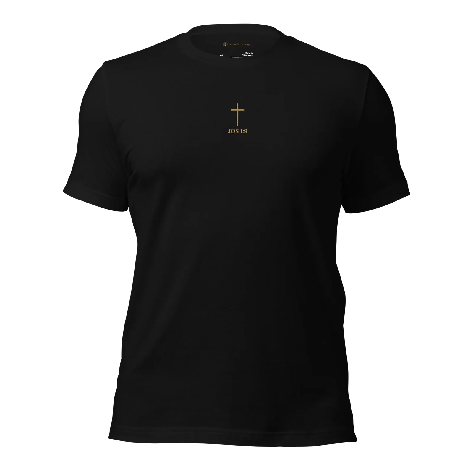 T-shirt Chrétien Brodé – Josué 1:9 – Image 2