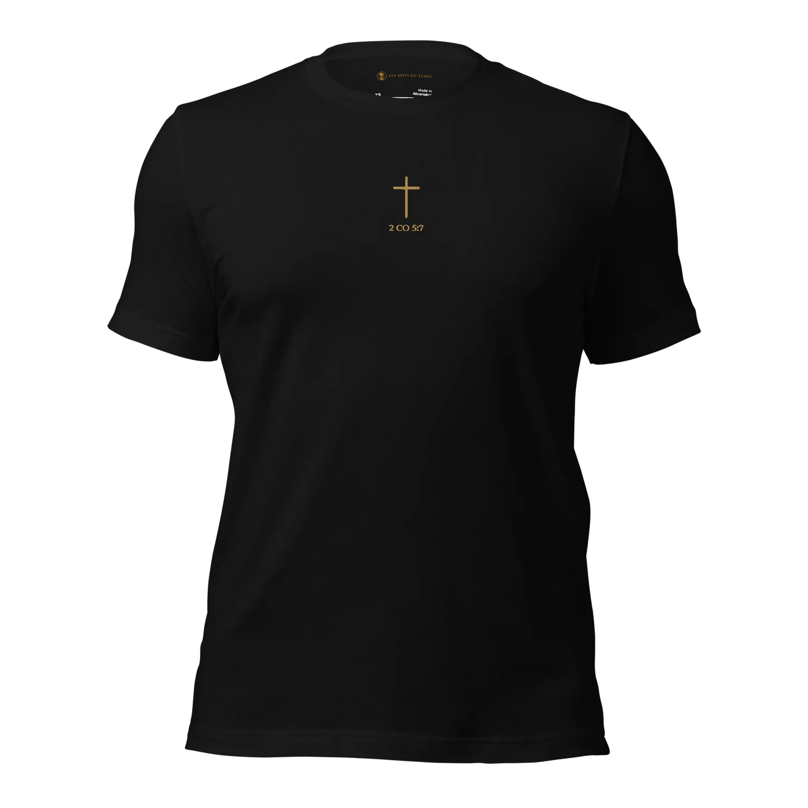 T-shirt Chrétien Brodé – 2 Corinthiens 5:7 – Image 2